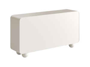 White Solid and Manufactured Wood Sideboard Credenza 3D Model