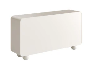 White Solid and Manufactured Wood Sideboard Credenza 3D Model