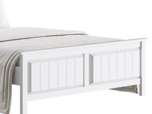 Woodbridge Wooden Bed Frame Modèle 3D