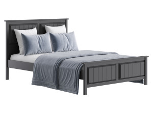 Woodbridge Wooden Bed Frame Modèle 3D