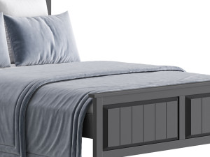 Woodbridge Wooden Bed Frame Modèle 3D