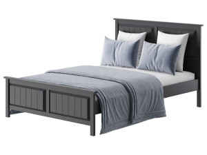 Woodbridge Wooden Bed Frame Modèle 3D