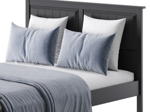 Woodbridge Wooden Bed Frame Modèle 3D