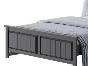 Woodbridge Wooden Bed Frame Modèle 3D