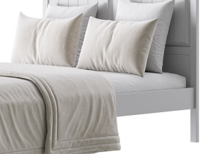 Woodbridge Wooden Bed Frame Modèle 3D
