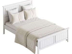 Woodbridge Wooden Bed Frame Modèle 3D