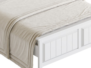 Woodbridge Wooden Bed Frame Modèle 3D