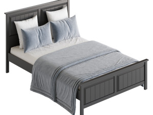 Woodbridge Wooden Bed Frame Modèle 3D