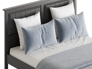 Woodbridge Wooden Bed Frame Modèle 3D