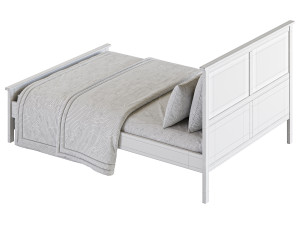 Woodbridge Wooden Bed Frame Modèle 3D