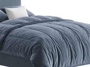Yardley Upholstered Ottoman Bed Frame 3D Model