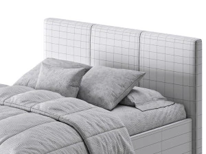 Yardley Upholstered Ottoman Bed Frame 3D Model