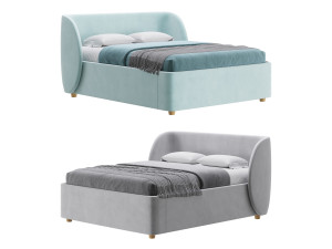 Yuna 160 bed Modèle 3D