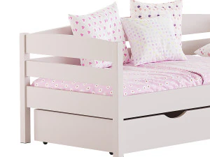 Alina bed with drawers 3D Model