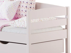 Alina bed with drawers 3D Model