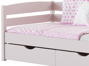 Alina bed with drawers 3D 모델