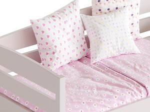 Alina bed with drawers 3D 모델