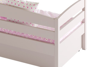 Alina bed with drawers 3D 모델