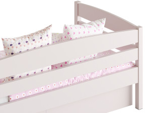 Alina bed with drawers 3D 모델
