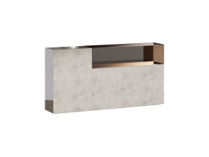 36e8 Glass Sideboard 07 3D Model