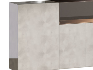 36e8 Glass Sideboard 07 3D Model