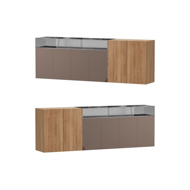 36e8 Glass Sideboard 3D मॉडल .c4d .max .obj .3ds .fbx .stl .blend 