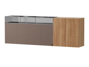 36e8 Glass Sideboard 3D मॉडल