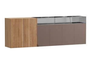 36e8 Glass Sideboard 3D मॉडल