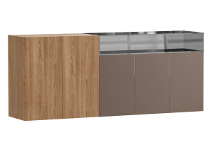 36e8 Glass Sideboard 3D मॉडल