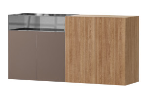 36e8 Glass Sideboard 3D मॉडल
