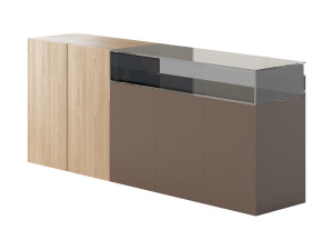 36e8 Glass Sideboard 3D मॉडल