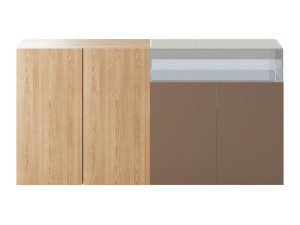 36e8 Glass Sideboard 3D मॉडल