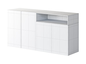 36e8 Glass Sideboard 3D मॉडल