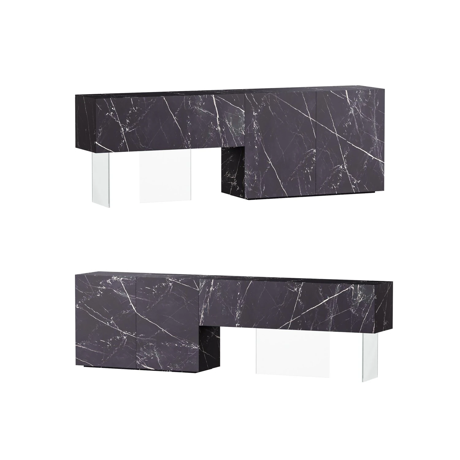 36e8 Sideboard 3D Model .c4d .max .obj .3ds .fbx .stl .blend 