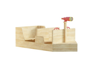 ADMIRAL WOODEN PLAY BOAT 3D 模型