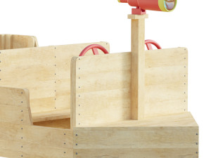 ADMIRAL WOODEN PLAY BOAT 3D 모델