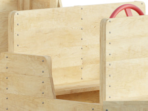 ADMIRAL WOODEN PLAY BOAT 3D 모델