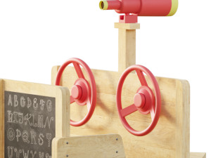 ADMIRAL WOODEN PLAY BOAT 3D 모델