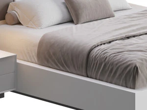 Akil 침대 디자인 3D 모델