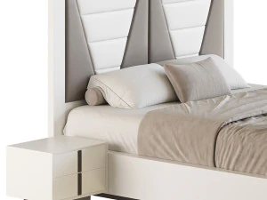 Akil 침대 디자인 3D 모델