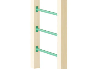 AMAZON 3M MONKEY BAR SET 3D Model