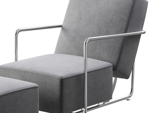 Armchair Flexform 3D Model