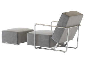 Armchair Flexform 3D Model
