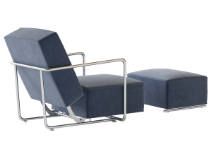 Armchair Flexform 3D Model