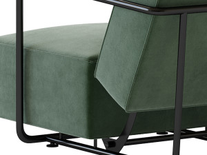 Armchair Flexform 3D Model