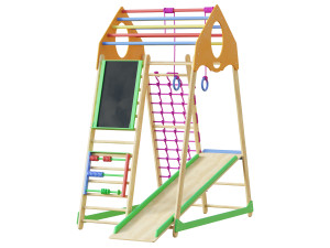 Childrens sports bunk BambinoWood Plus 3D Model
