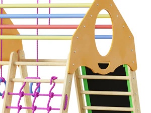 Childrens sports bunk BambinoWood Plus 3D Model