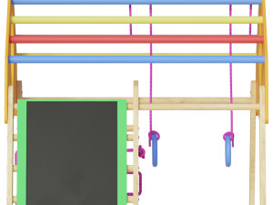 Childrens sports bunk BambinoWood Plus 3D Model
