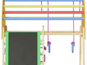 Childrens sports bunk BambinoWood Plus 3D Model