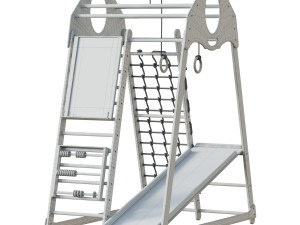 Childrens sports bunk BambinoWood Plus 3D Model